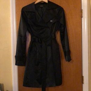 Black trench coat